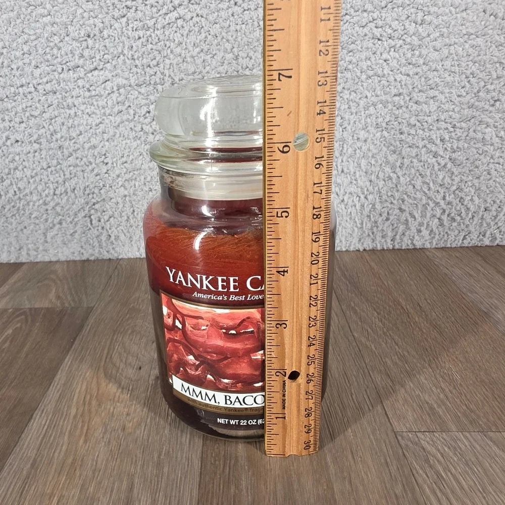 Yankee Candle MMM BACON Collector Edition Large Jar 22oz Scented Candle Rare